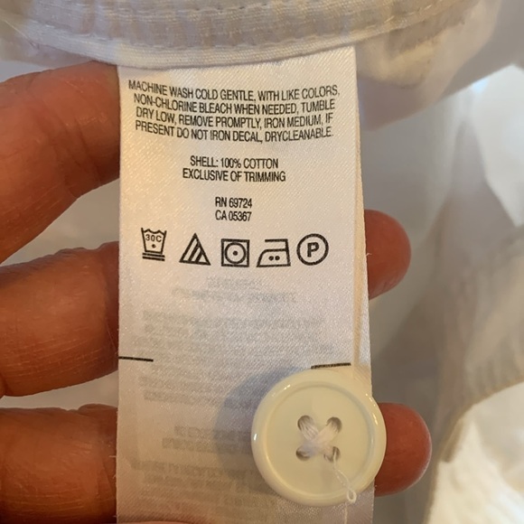 Columbia sz 10 white cotton shorts - Picture 5 of 5